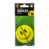 Ароматизатор картонный GRASS Смайл Гибискус    ST-0401
