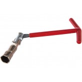 DEXX 16 мм, Шарнирный свечной ключ с резиновой удерживающей втулкой (27507-16)