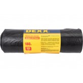 DEXX 180 л, 10 шт, особопрочные, чёрные, мусорные мешки (391..