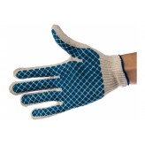 DEXX с ПВХ покрытием (облив ладони), х/б 7 класс, перчатки рабочие (114001)