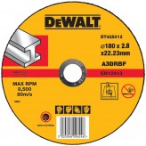 Диск абразивный DEWALT 180*3,0*22.2 металл DT 42501