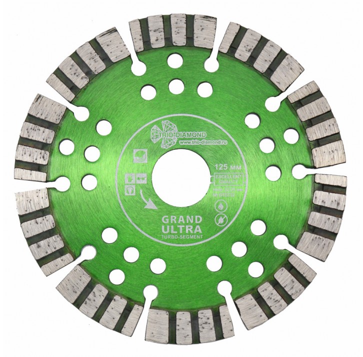 Диск алмазный отрезной 180*22,23*12 Сегмент Турбо серия Grand hot press GTS734 Диск алмазный отрезной 180*22,23*12 Сегмент Турбо серия Grand hot press GTS734