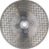 Диск алмазный с Флянцем 125*28/3*М14 Hilberg Super Ceramic Flange