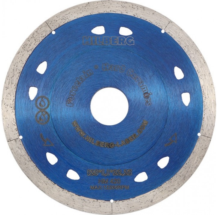 Диск алмазный СВР HILBERG EXTRA THIN Супер тонкий 115*10*22,23*1,1мм Диск алмазный СВР HILBERG EXTRA THIN Супер тонкий 115*10*22,23*1,1мм