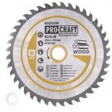 Диск пильный Procraft B250.40 (250/3/30 мм, 40 зубов)