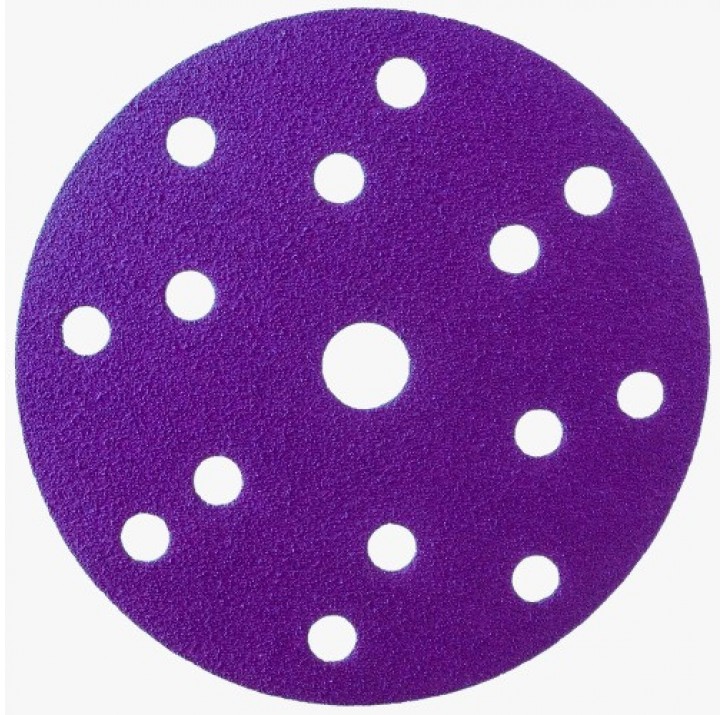 Диск шлифовальный ABRAFORCE Purple Film на плёночной основе 15 отв. 150ммР1200 (уп. 5 шт.) Диск шлифовальный ABRAFORCE Purple Film на плёночной основе 15 отв. 150ммР1200 (уп. 5 шт.)