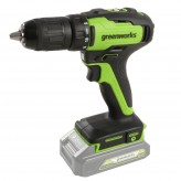 Дрель аккумуляторная GREENWORKS GD24DD35 24 V без акк и з/у   3704007