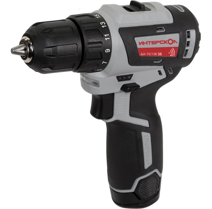 Дрель аккумуляторная Интерскол ДА-10/12 В МиниМАКС (2 аккум.12v 2,5Ah Li-Ion, ЗУ, кейс) Дрель аккумуляторная Интерскол ДА-10/12 В МиниМАКС (2 аккум.12v 2,5Ah Li-Ion, ЗУ, кейс)