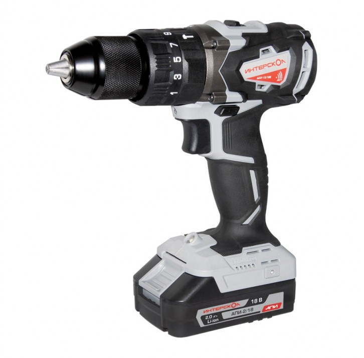 Дрель аккумуляторная Интерскол ДАУ-13/18В АПИ кейс 2,0Ач Дрель аккумуляторная Интерскол ДАУ-13/18В АПИ кейс 2,0Ач