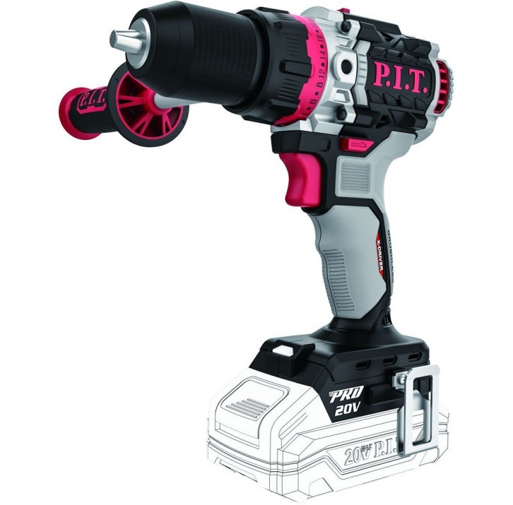 Дрель аккумуляторная P.I.T. PSB 20H-13D X-DRIVER SOLO Дрель аккумуляторная P.I.T. PSB 20H-13D X-DRIVER SOLO