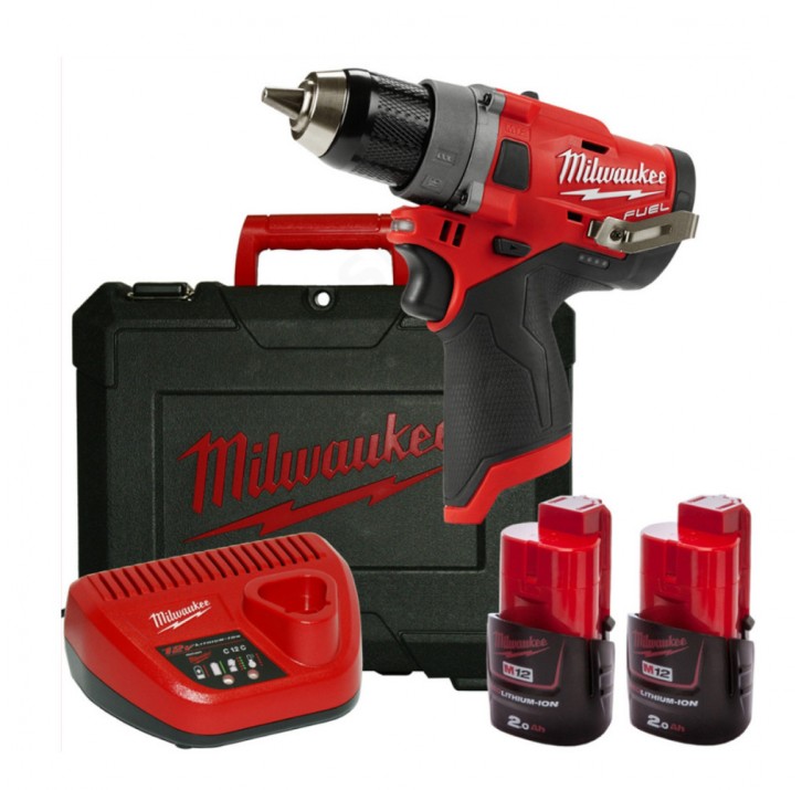 Дрель Milwaukee M12 FDD-202X FUEL аккумуляторная 4933459816 Дрель Milwaukee M12 FDD-202X FUEL аккумуляторная 4933459816