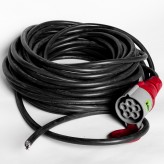 Электрический кабель 4x4 25м с розетками