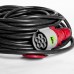 Электрический кабель 4x4 25м с розетками