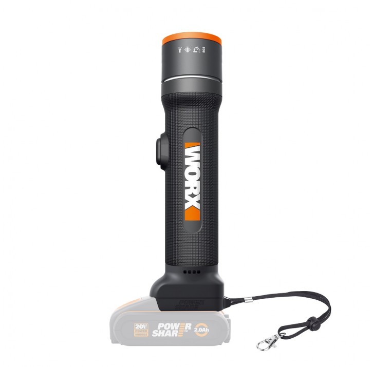 Фонарь WORX WX027.9 20V без акк и з/у Фонарь WORX WX027.9 20V без акк и з/у