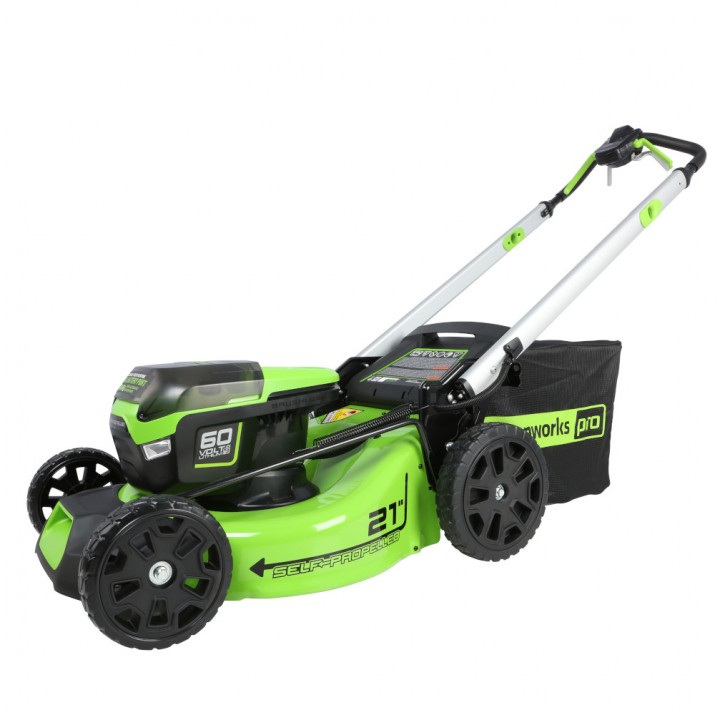 Газонокосилка GREENWORKS 60 V аккумуляторная самоходная без акб и з/у 2514307 Газонокосилка GREENWORKS 60 V аккумуляторная самоходная без акб и з/у 2514307