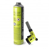 Газовый набор ARMERO горелка газовая + баллон 336гр     A710/115