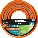 GRINDA FLEX 3, 1/2″, 50 м, 25 атм, из термоэластопласта, трё..