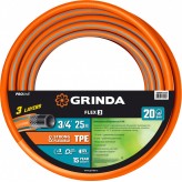 GRINDA FLEX 3, 3/4″, 25 м, 20 атм, из термоэластопласта, трё..