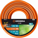 GRINDA FLEX 3, 3/4″, 50 м, 20 атм, из термоэластопласта, трё..