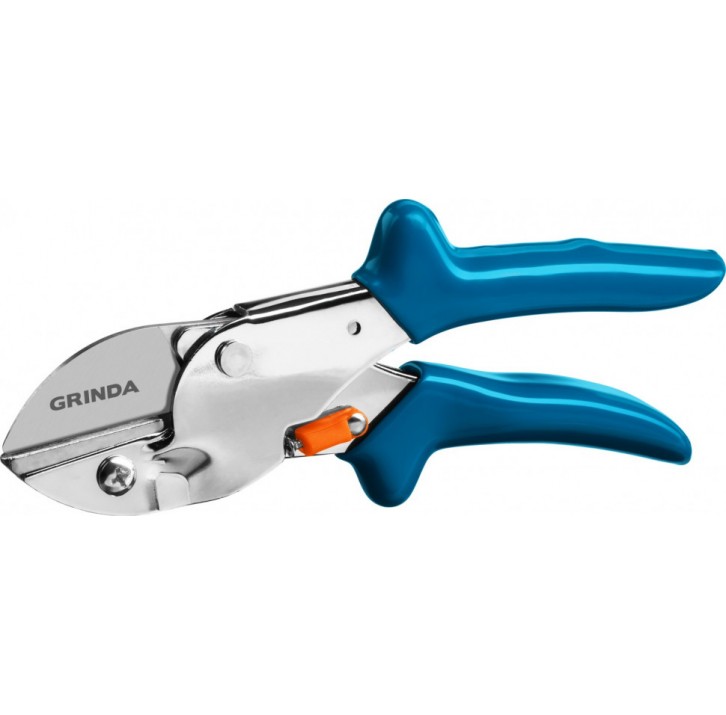 GRINDA P-44, 190 мм, закаленная сталь, стальные рукоятки, покрытие ПВХ, контактный секатор, PROLine GRINDA P-44, 190 мм, закаленная сталь, стальные рукоятки, покрытие ПВХ, контактный секатор, PROLine