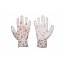 GRINDA прозрачное PU покрытие, 13 класс вязки, бело-розовые, размер S, садовые перчатки (11291-S)