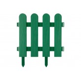 GRINDA Штакетник, размеры 29х224 см, зеленый, декоративный з..