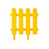 GRINDA Штакетник, размеры 29х224 см, желтый, декоративный забор (422209-Y)