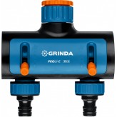 GRINDA TS-2, двухканальный 3/4″-1″ с внутренней резьбой, сое..