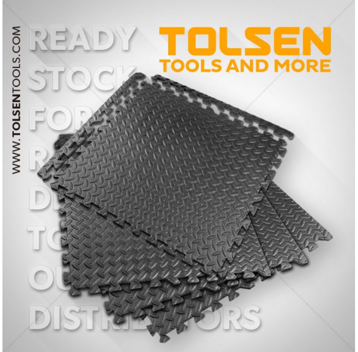 Коврик автомобильный 600*600мм (комплект 4шт) TOLSEN Коврик автомобильный 600*600мм (комплект 4шт) TOLSEN