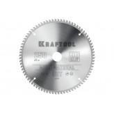 KRAFTOOL Multi Material 250х30мм 80Т, диск пильный по алюмин..