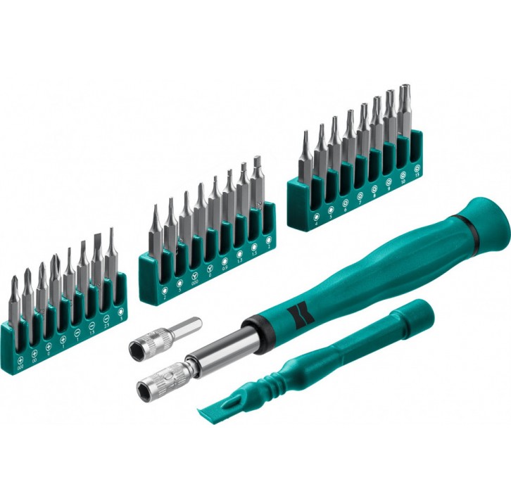 KRAFTOOL Precision-28 предм., Отвертка для точных работ (25677) KRAFTOOL Precision-28 предм., Отвертка для точных работ (25677)