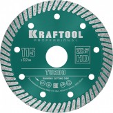 KRAFTOOL TURBO 115 мм (22.2 мм, 10х2.2 мм), Алмазный диск (3..