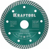 KRAFTOOL TURBO 125 мм (22.2 мм, 10х2.4 мм), Алмазный диск (3..