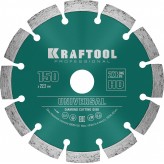 KRAFTOOL UNIVERSAL 150 мм (22.2 мм, 10х2.4мм), Алмазный диск..