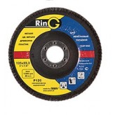 Круг лепестковый торцевой 1 КЛТ 125*22мм, зерно 100  RING (10шт)