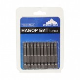 Набор бит Т30*50мм (10шт) VERTEX