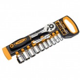 Набор головок с трещеткой и удлинителем 12 предметов 3/8"  TOLSEN