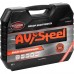 Набор инструмента AV Steel 127 предметов 1/4",3/8",1/2"  AV-011127