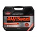 Набор инструмента AV Steel 127 предметов 1/4",3/8",1/2"  AV-011127