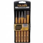 Набор пробойников 5 предметов зубило,керны,в пластиковом кей..