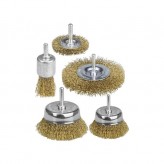 Набор щеток-крацовок для дрели , 5 пред NN Набор щеток-крацовок для дрели , 5 пред NN