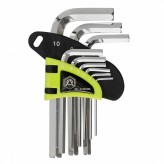 Набор шестигранных ключей ARMERO короткие Cr-V (9 шт)      A410/095