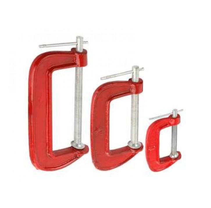 Набор струбцин G-образных (3шт) РемоКолор Набор струбцин G-образных (3шт) РемоКолор