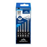 Набор сверел по стеклу и керамике 5 предметов (4-10мм) VERTE..