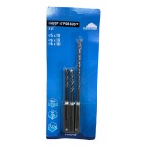 Набор сверел SDS+ 5х110, 6х110, 6х160мм  VERTEX