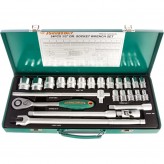 Набор торцевых головок JONNESWAY 1/2" DR 10-32 мм 24 пр.