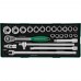 Набор торцевых головок JONNESWAY 1/2" DR 10-32 мм 24 пр. Набор торцевых головок JONNESWAY 1/2" DR 10-32 мм 24 пр.