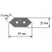 OLFA для ножа 20 мм, Лезвия (OL-MCB-1)