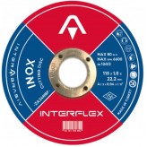 Отрезной круг Interflex INOX 125x1,0x22мм, Т41, нерж.сталь, ..