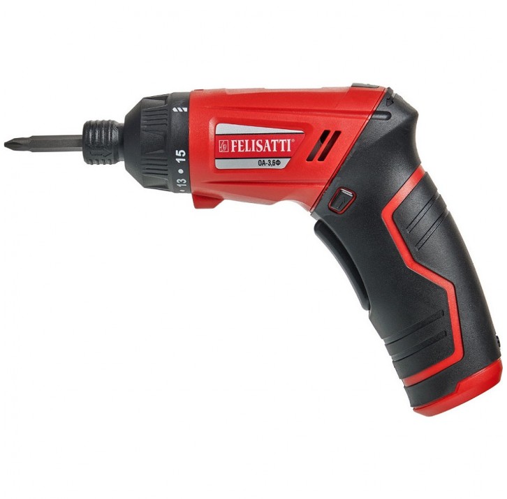 Отвертка аккумуляторная FELISATTI ОА-3,6Ф Li-ion кейс Отвертка аккумуляторная FELISATTI ОА-3,6Ф Li-ion кейс